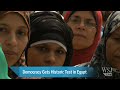 Click here to watch this video Democracy Gets Historic Test in Egypt