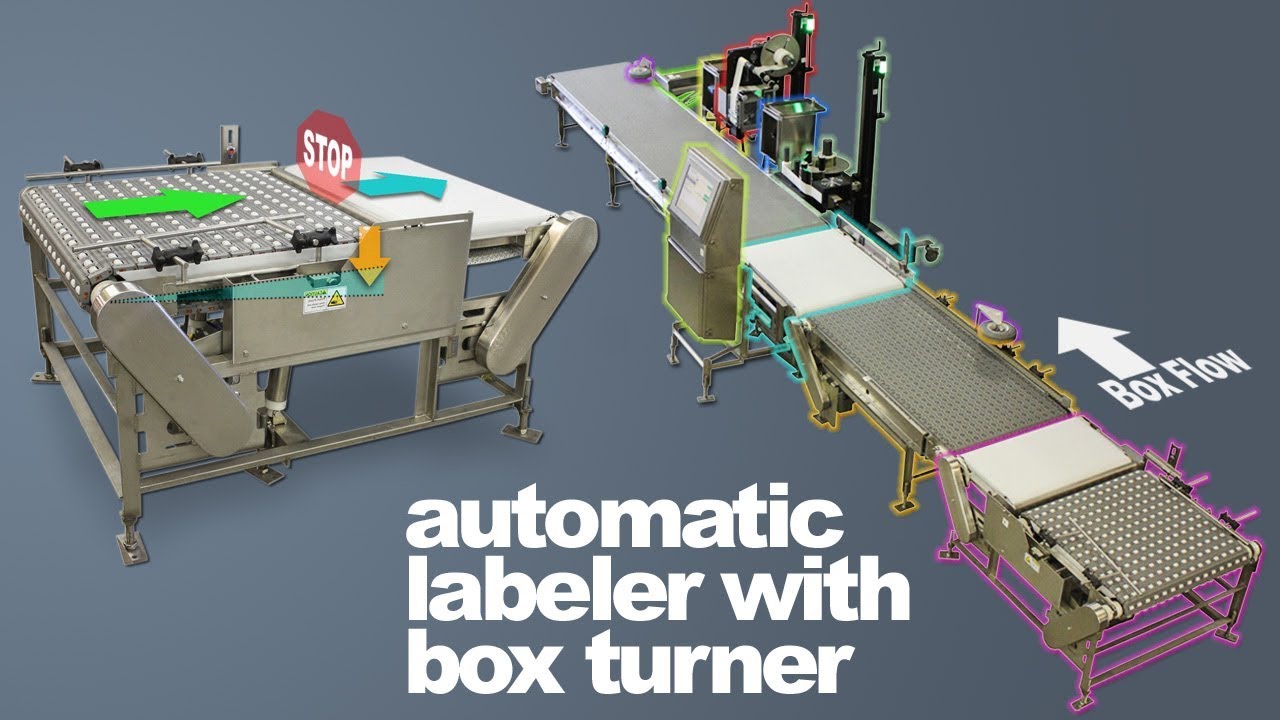 Automatic Box Labeling System with Barcode Verification