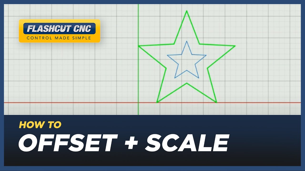 How to Offset and Scale Shapes - FlashCut CAD/CAM/CNC Software