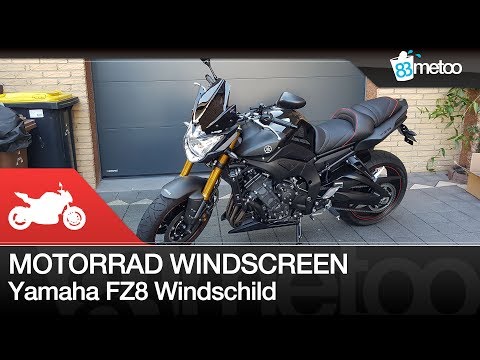 Motorrad Windscreen lohnt es sich ? | Puig Windschild Yamaha FZ8 | Puig Windschild Montageanleitung
