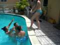 giselle half from out of pool