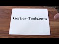 Gerber Silver Trident Knife Double Serration 06995 Demonstration