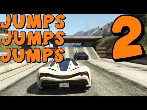 GTA 5 | Online Custom Races | Jumps Jumps Jumps 2!