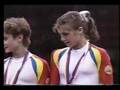 1988 Seoul Victory ceremony of women's gymnastic teams