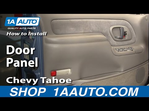 How To Install Replace Door Panel Chevy GMC Pickup Truck or SUV 95-98 – 1AAuto.com