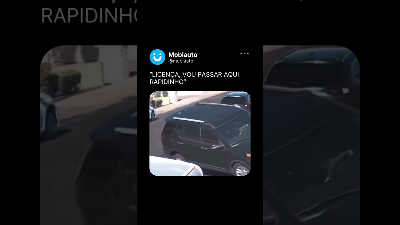 DÁ VONTADE DE FAZER ISSO NO TRÂNSITO!