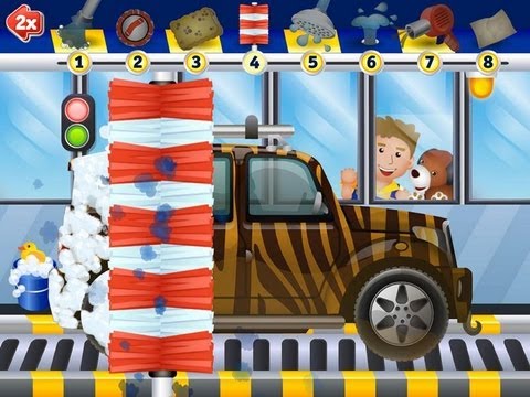 auto - Erhältlich für: iPad, iPhone ➔ Download + Kinder-App Test: http://bestekinderapps.de/auto-waschen-app-kinder.