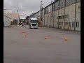 Fahrversuch. Ladungssicherung. Actros V8 2551. Fahrversuch. Ladungssicherung. Actros V8 2551.