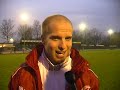 IJsselmeervogels won zaterdag met 0-1 op Sportpark Panhuis in Veenendaal met 0-1 van GVVV. VogelsTV sprak na afloop van de gewonnen wedstrijd met goudhaantje Jeffrey 'Koning' Winter, de uitstekend spelende 'stofzuiger' Raymond Bronkhorst en de trotse hoofdtrainer Roy Wesseling