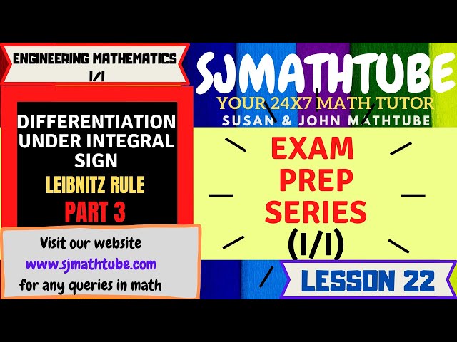 22 - Differentiation Under The Integral Sign (3)