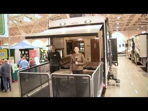 Keystone RV thumbnail for Video: Cathy Kay reports on the new Fuzion 390 with patio deck