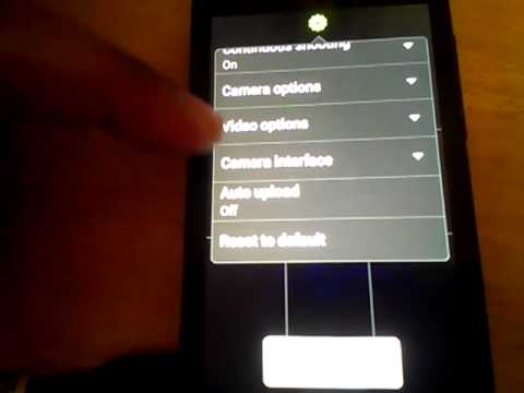 how to set htc one v camera