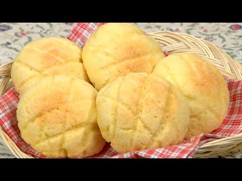How to Make Melonpan %28Melon Bread Recipe%29 %E3%83%A1%E3%83%AD%E3%83%B3%E3%83%91%E3%83%B3 %E4%BD%9C%E3%82%8A%E6%96%B9%E3%83%AC%E3%82%B7%E3%83%94