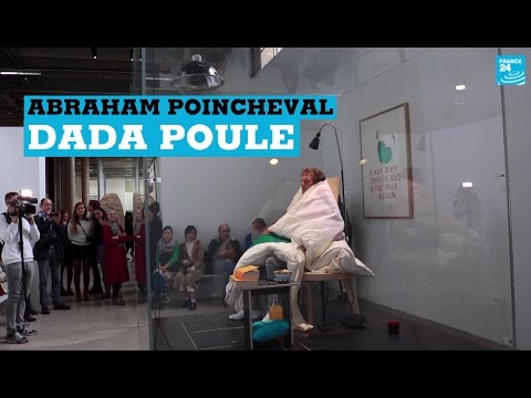 Abraham Poincheval -Performance "Oeuf"