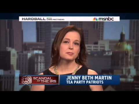 MSNBC Hardball Features Jenny Beth Martin of Tea Party Patriots on Unfolding IRS Scandal