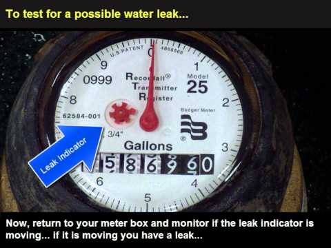 how to read water meter