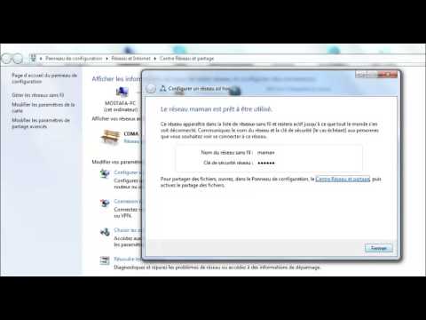 partager connexion 3g en wifi windows 7 !!