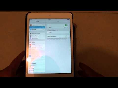 iPad Mini iOS 7: Fix Issues With Wi-Fi Connection (Re-entering Password on Each Connection)