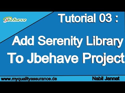 Add Serenity Library To Jbehave Project