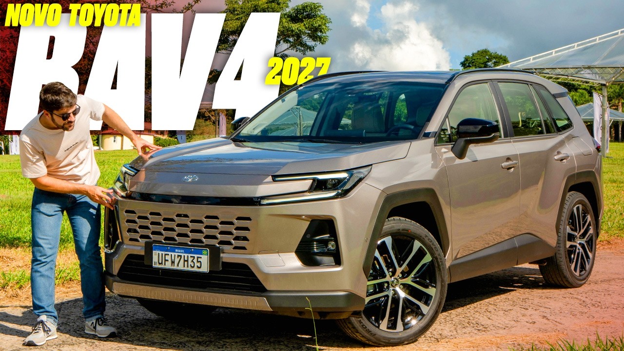Novo Toyota RAV4 2027 - MELHOR QUE CHINÊS? SÓ TEM HEV? PREÇO? VERSÕES? MUDOU TUDO MESMO? EU CONTO!!