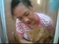 Bathing Blinky & Tiger