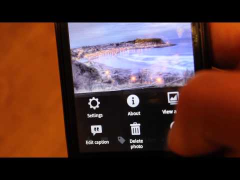how to save a picture from facebook on a droid x