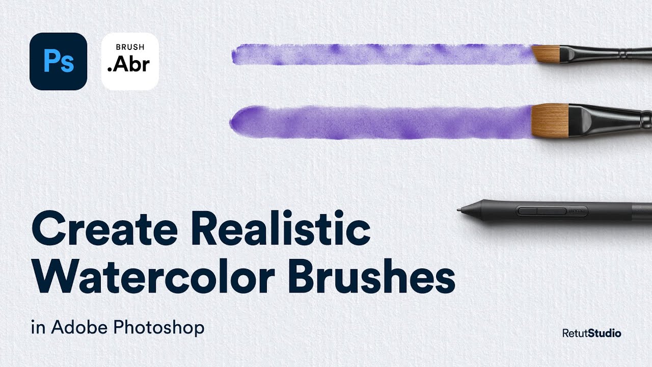 How to Make Real Watercolor Brushes in Photoshop [Free Download]