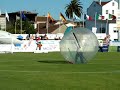Esfera transparente en el Arousa Fútbol 7