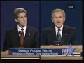 Bush speechless during debate with Kerry