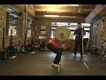 Julene learning the Clean and Jerk