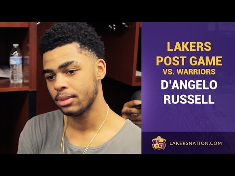 Video: D'Angelo Russell After The Lakers Upset The Golden State Warriors
