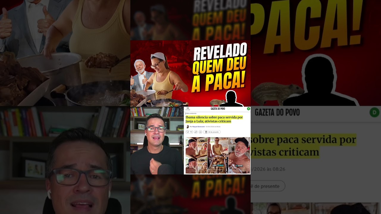 REVELADO quem deu a PACA para Lula e Janja!