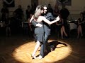 Ismael Ludman & Maria Mondino performing at the black milonga (Tango Alchemie, Prague)
