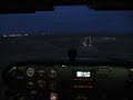 Cessna 172 Landing at Coolidge Municipal at Night
