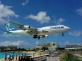 amazing st maartens landings/take offs