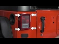 Kentrol Heritage Tail Light Guard Set - Textured Black (Part Number: 80702) Kentrol Heritage Tail Light Guard Set - Textured Black - JK