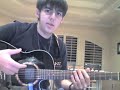 how to play iris in standard tuning