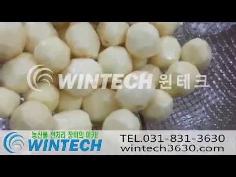Operation video 1 of potato peeling machine