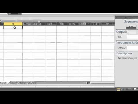 Controlling a Digital Multimeter with Excel and Command Expert