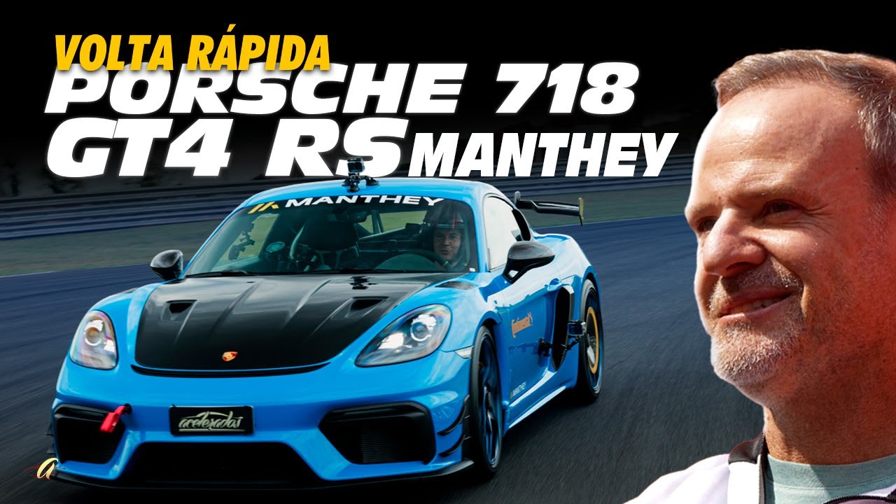 PORSCHE GT4 RS BY MANTHEY NA VOLTA RÁPIDA! Rubinho pisa fundo no 718 MAIS INSANO da atualidade!