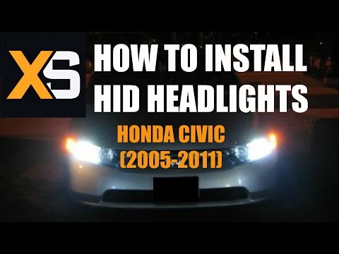 DIY HID Xenon Install: 2006 Honda Civic
