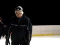 Father and sons on ice Father and sons on ice
