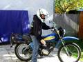 valentin en moto