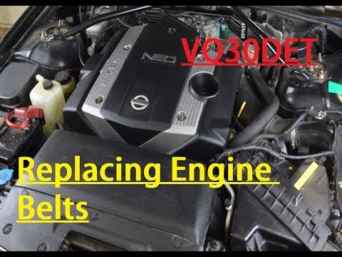 How To Replace Serpentine Belts for Nissan Gloria – Cedric VQ Series