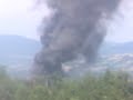 Incendie a la roche sur foron
