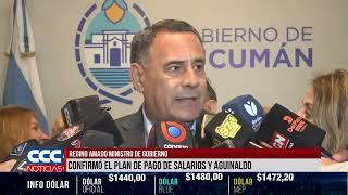 REGINO AMADO MINISTRO DE GOBIERNO