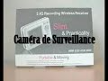 kit mini cam�ra sans fil (2,4 ghz) + ecran

v�ritable tout en un : syst�me de surveillance sans fil, enregistreur vid�o, mp3, mp4
ce kit cam�ra sans fil est le dernier de sa g�n�ration : id�al pour la surveillance(maison, bureau, boutique...), il vous offre la possibilit� d'enregistrer la vid�o � l'aide d'une carte sd.

description :
de petite taille, la cam�ra se pose n'importe o� et se dissimule facilement. elle transmet au r�cepteur portable, sans liaison filaire, une vid�o couleur et du son jusqu'� 100 m�tres de port�e sans obstacles et fonctionne sans probl�me � travers les murs en b�ton, portes et cloisons.
sa pile au lithium int�gr�e lui procure une autonomie de plus de 4 heures et elle fonctionne �galement sur secteur.

compact, design et l�ger, le r�cepteur se transporte ais�ment et se glisse dans votre poche. il dispose d'un �cran lcd 2,5 pouces pour vous permettre de visualiser l'image de votre canap�. il est aliment� par une batterie lithium pour une autonomie de 2 � 2h30 ou par l'adaptateur secteur fourni.
gr�ce au c�ble a/v, il se branche sur tous types d'�quipements comportant une entr�e rca (t�l�viseur, ordinateur, cam�scope).
disposant de 4 canaux de r�ception, vous pouvez ajouter jusqu'� 3 cam�ras suppl�mentaires.