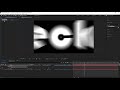 After Effect Text Animation Tutorials