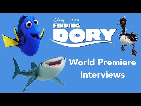 ‘Finding Dory’ World Premiere Cast & Crew Interviews