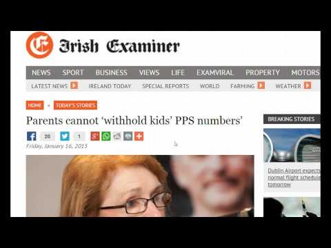 how to obtain pps number in ireland